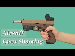 Airsoft Glock Pistolet Wibracja Lufy Laserowy Trener Nabój Laserowy Symulacja Strzelania