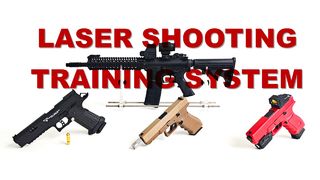 System szkolenia strzeleckiego laserowego do treningu suchego strzelania i airsoftu | Kaseta laserowa, cel i symulator