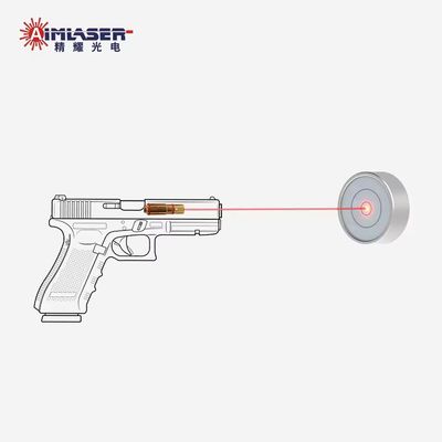 Złote 9mm Laser Training Cartridge 650nm Czerwona Kula Laserowa Do Praktyki Suchej Ogni